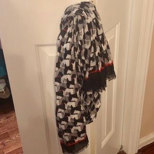 EUC Vera Bradley Scottie Dog Scarf